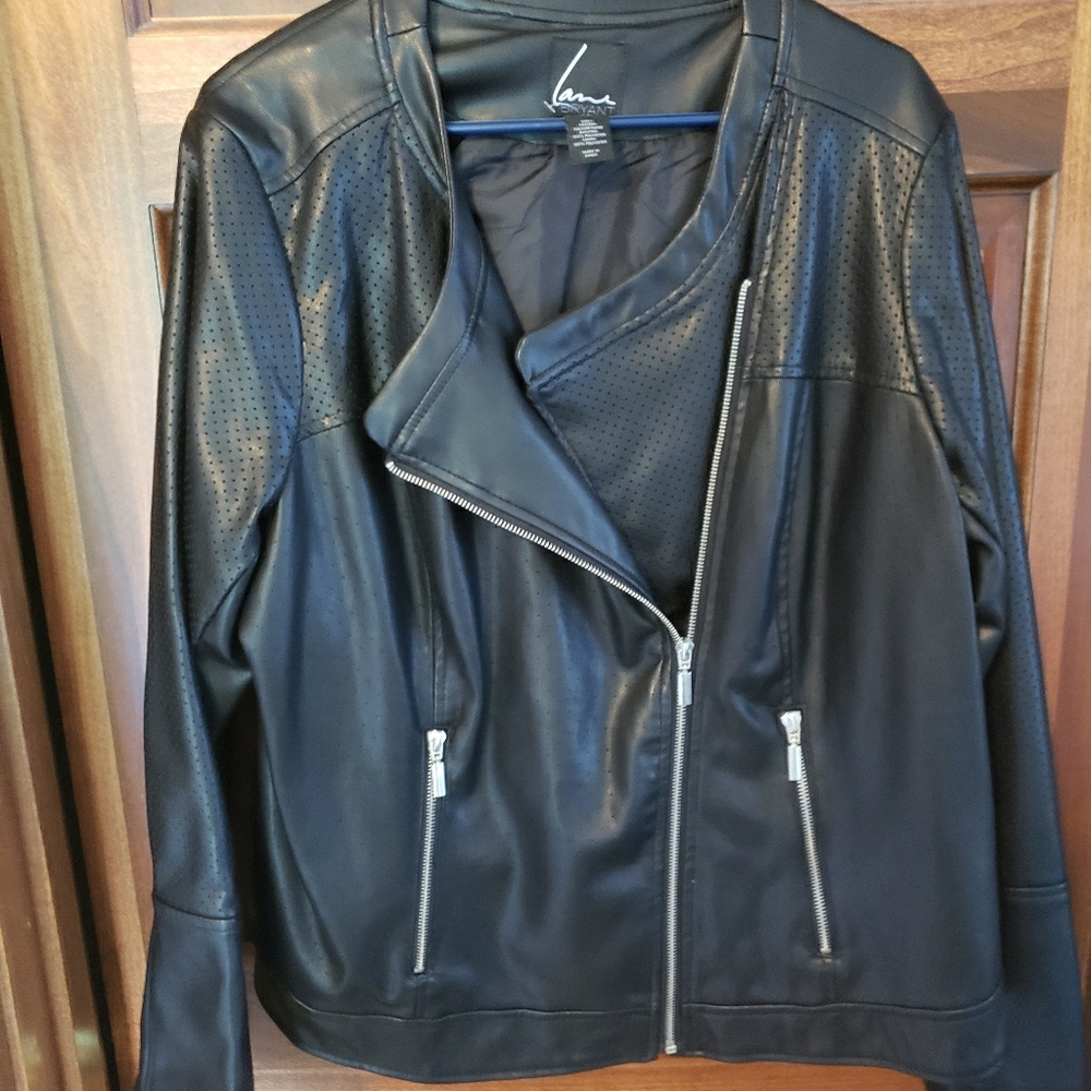 Lane Bryant Faux Leather Moto Jacket